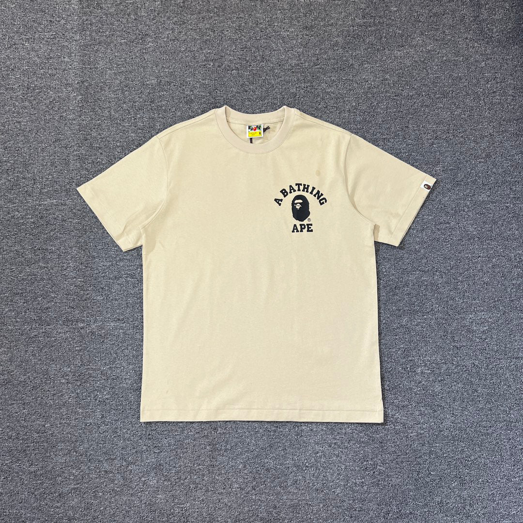BAPE Classic College Logo Oversized Heavyweight Unisex T-Shirt