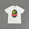 BAPE ABC Camo Ape Head Neon Wordmark Contrast Print Tee Oversized Unisex T-Shirt