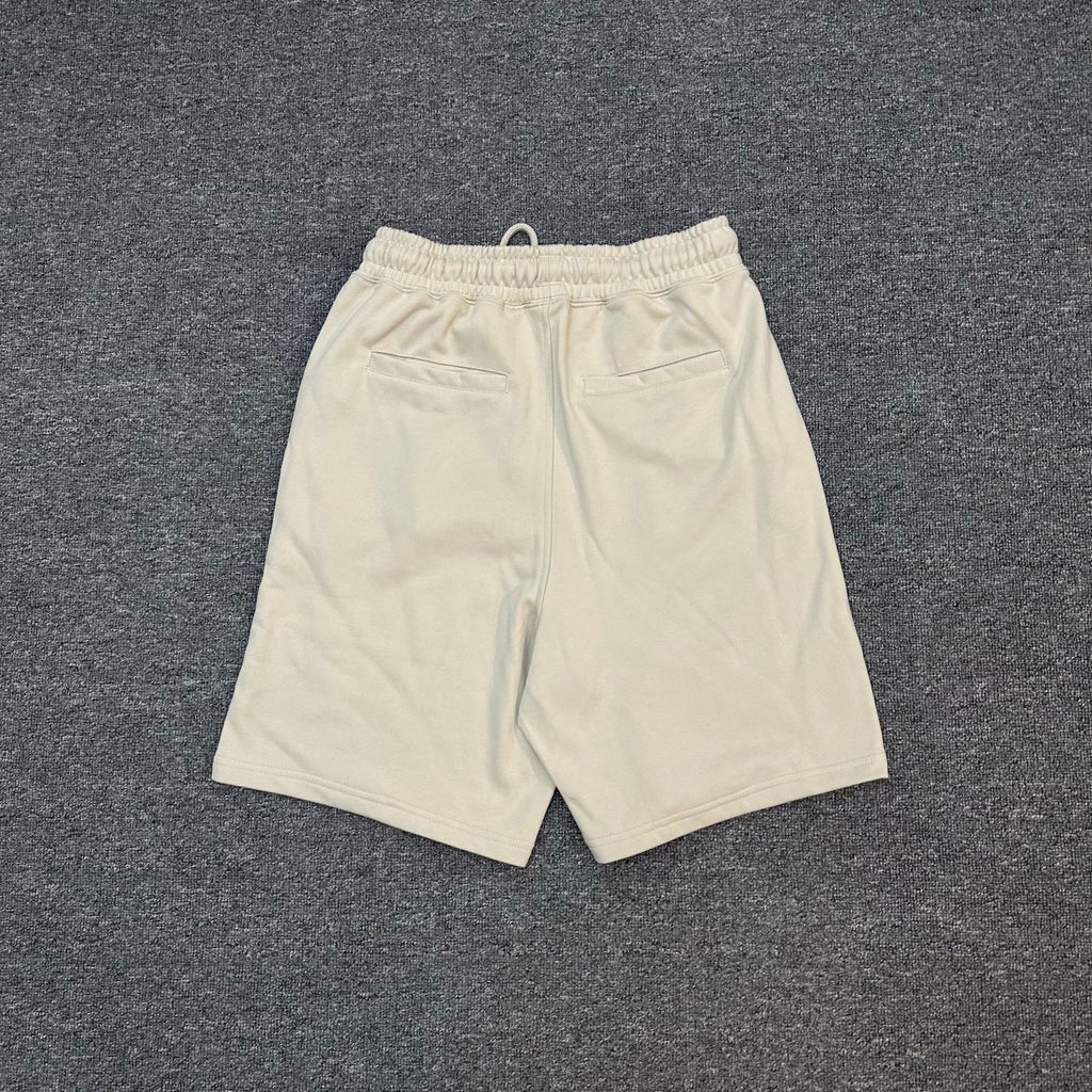 BAPE BLACK Ape Head Headdress Embroidered Shorts - Stone White