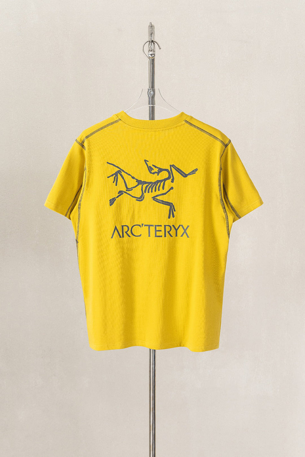 Arc'teryx Contrast Stitch Detail Bird Logo Short Sleeve Tee, Casual Daily Top