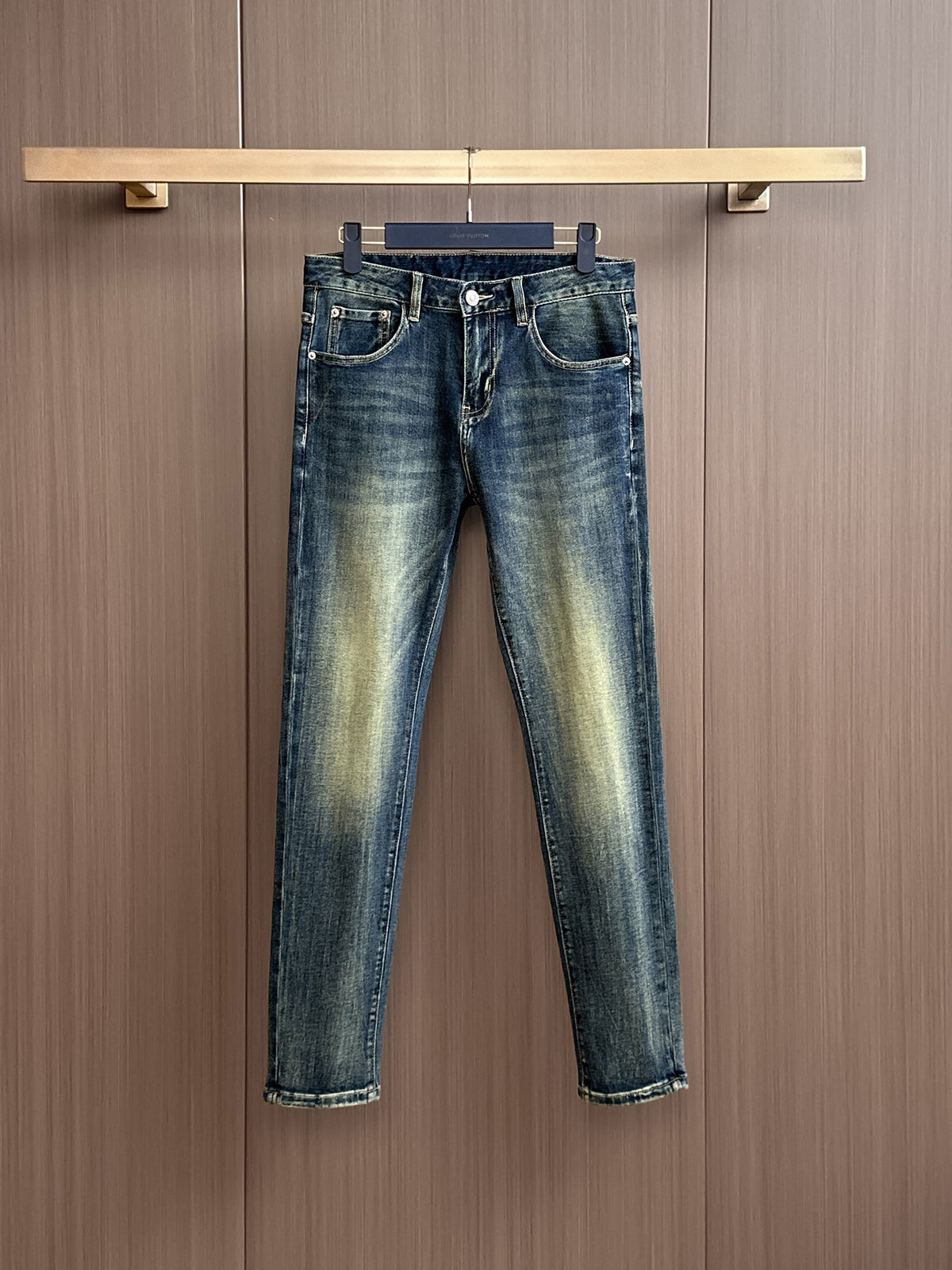 Ralph Lauren Men's Vintage Washed Slim‑Fit Denim Jeans