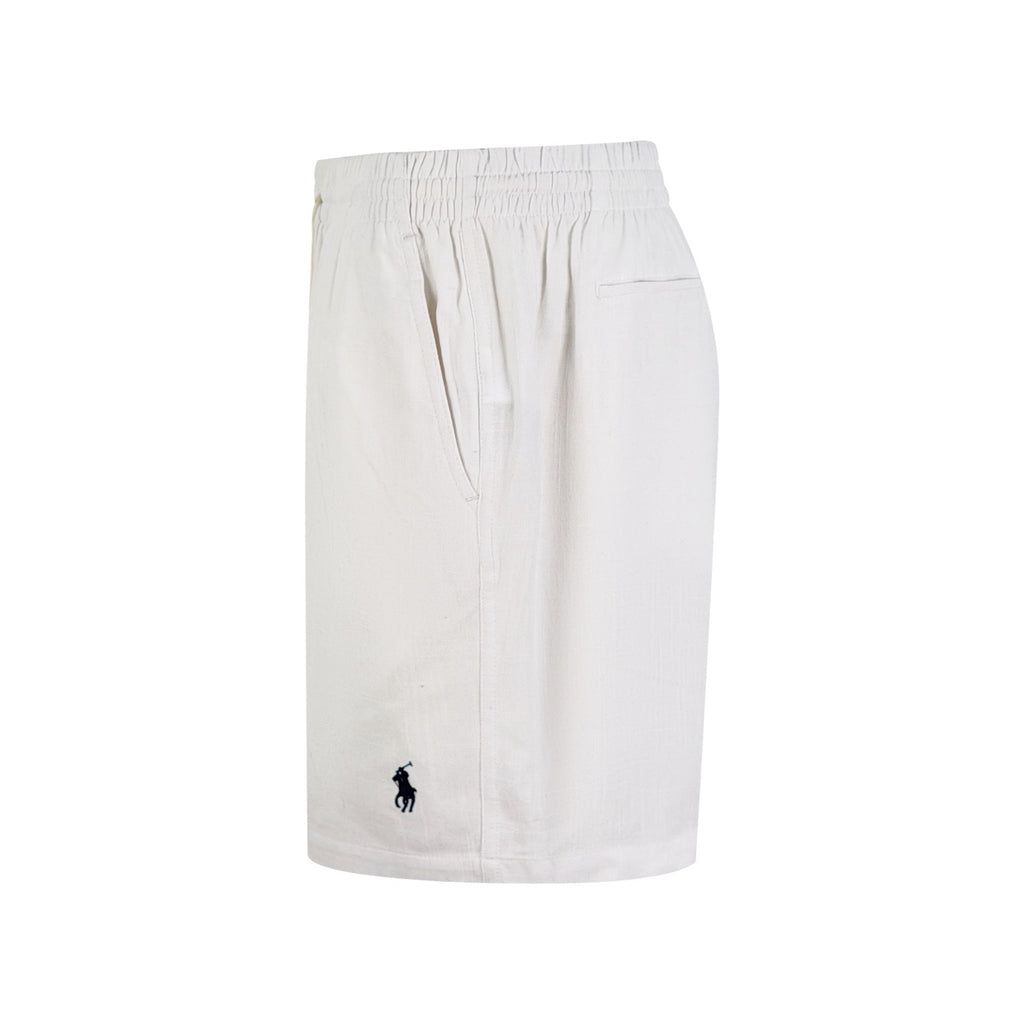 Polo Ralph Lauren Men's Drawstring Elastic‑Waist Casual Shorts, Small Pony Embroidery