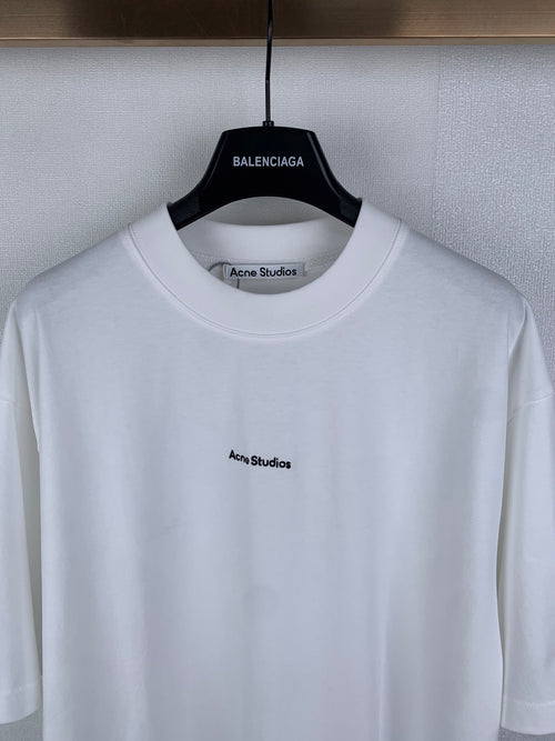 Acne Studios Chest Logo Oversized Short‑Sleeve T‑Shirt