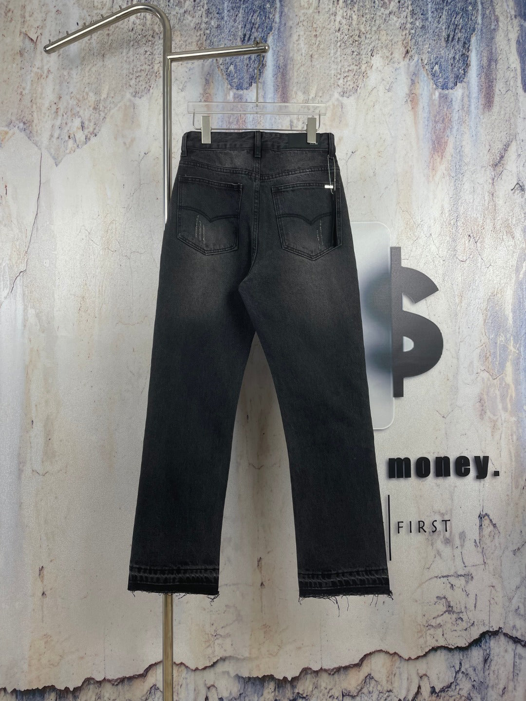 AMIRI Ornamental Stud Embellished Flared Denim Jeans