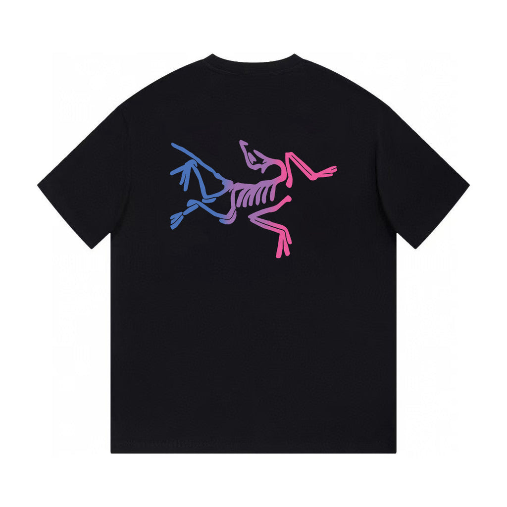 Arc'teryx Front‑Back Gradient Bird Skeleton Short‑Sleeve T‑Shirt Unisex