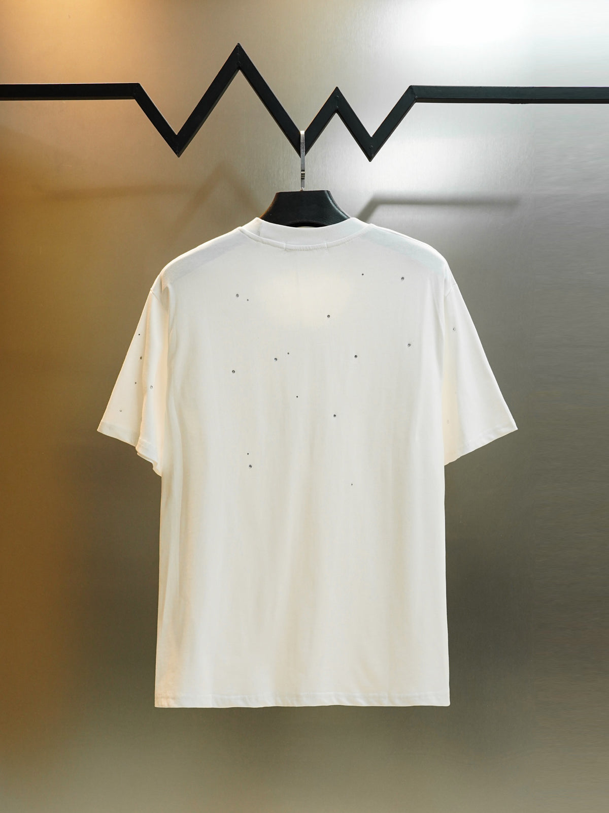 Acne Studios Stockholm 1996 Speckled Print Crew‑Neck Short‑Sleeve T‑Shirt