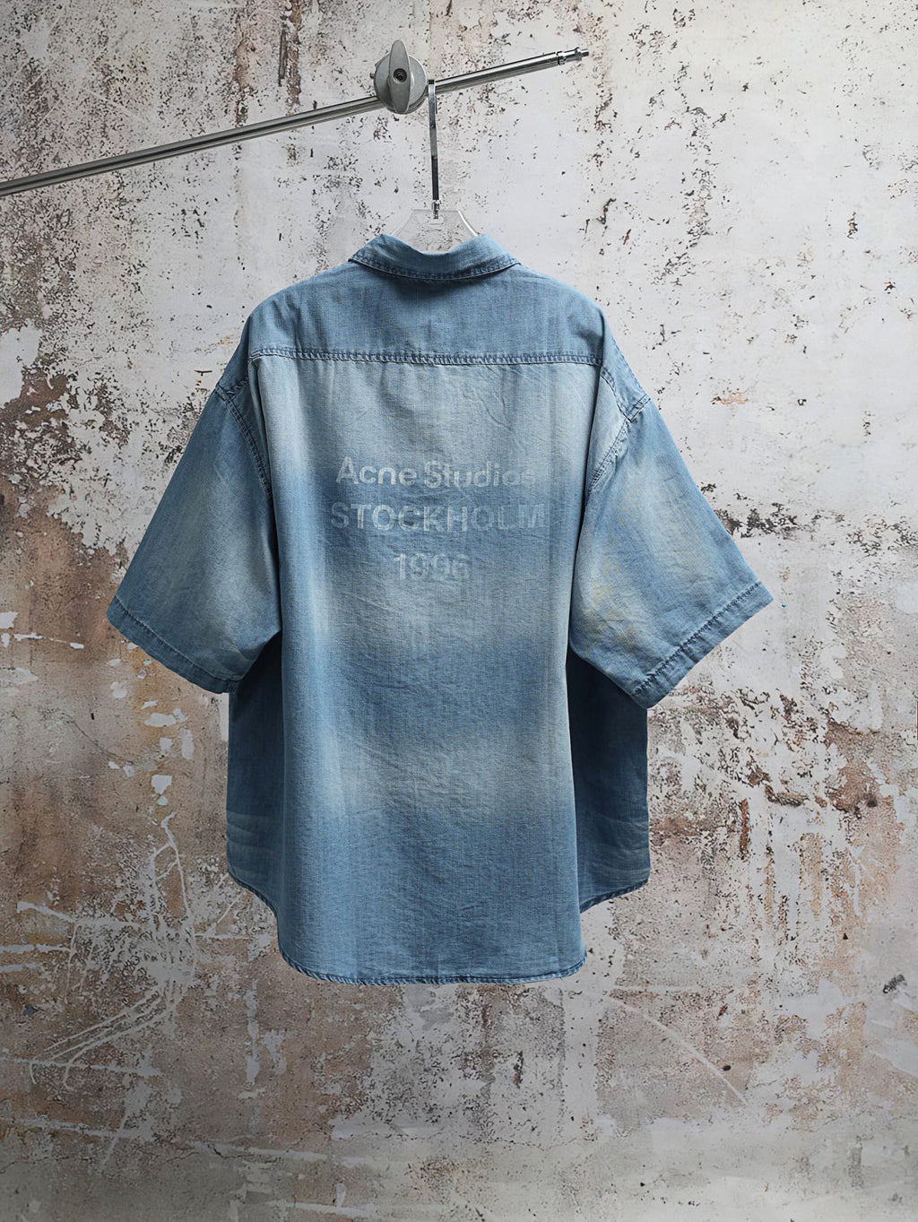Acne Studios Short‑Sleeve Denim Shirt