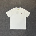 BAPE SS25 Small Ape Head Embroidered Badge Minimalist Oversized Heavyweight Unisex T-Shirt