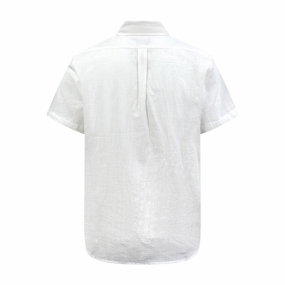Ralph Lauren Men's Short‑Sleeve Linen‑Blend Button‑Down Shirt With Embroidered Pony Logo