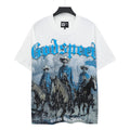 Godspeed Wild West Skeleton Cowboy Riders Short‑Sleeve Tee (White)