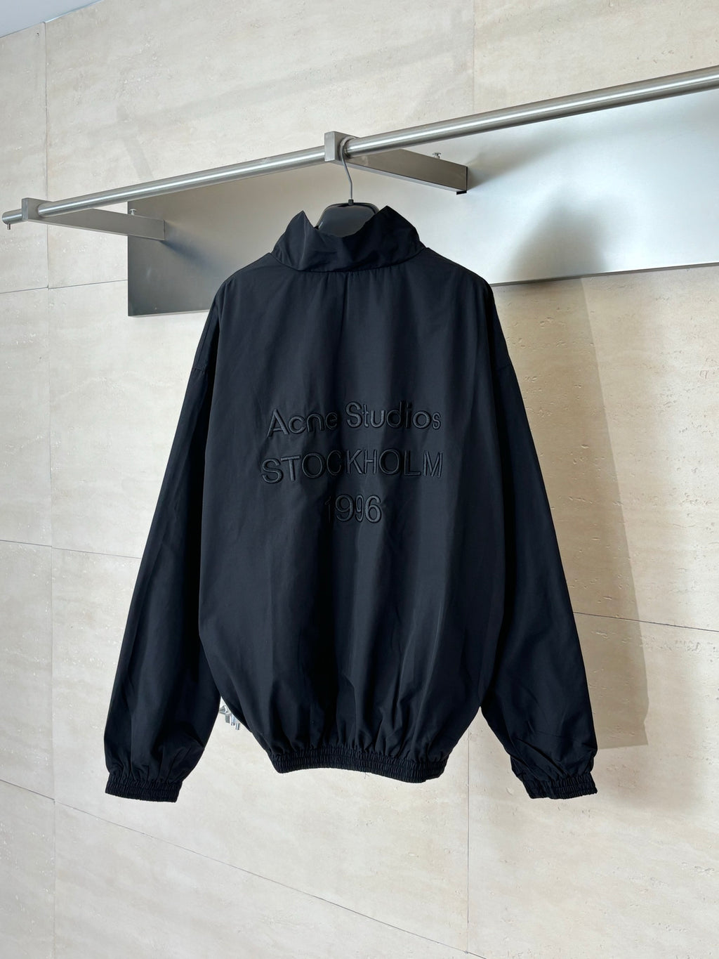 Acne Studios Oversized Stand‑Collar Full Zip Track Jacket