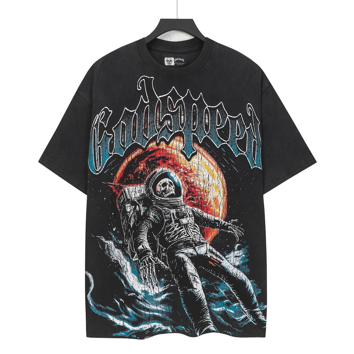 Godspeed Dead Space Astronaut Short Sleeve Tee (Washed Black)