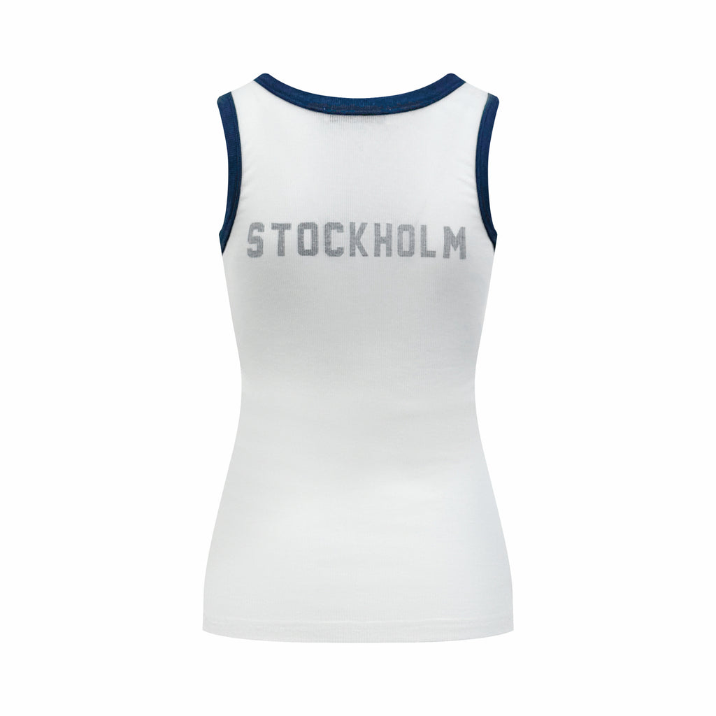 Acne Studios 96‑Graphic Ringer Ribbed Tank Top
