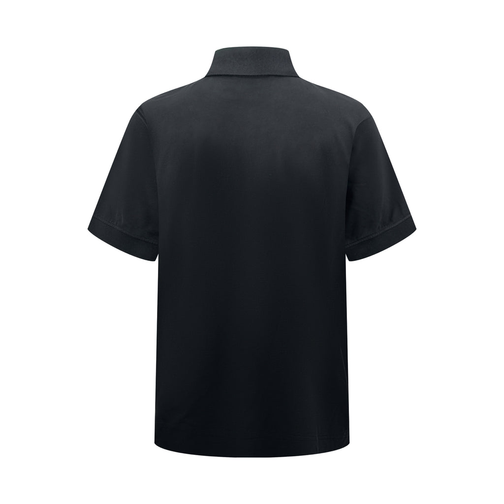 Acne Studios Est.1996 Logo Short‑Sleeve Polo Shirt