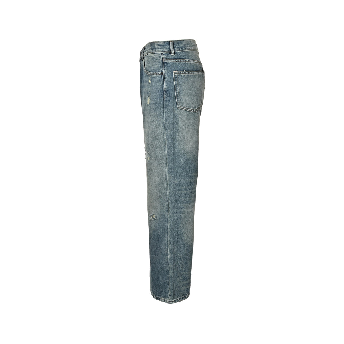 Acne Studios Distressed Wide‑Leg Jeans
