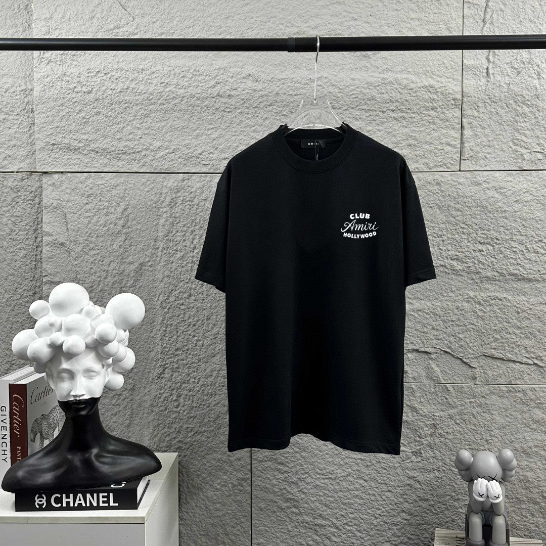 AMIRI Club Amiri Hollywood Graphic Crew-Neck Short-Sleeve T-Shirt