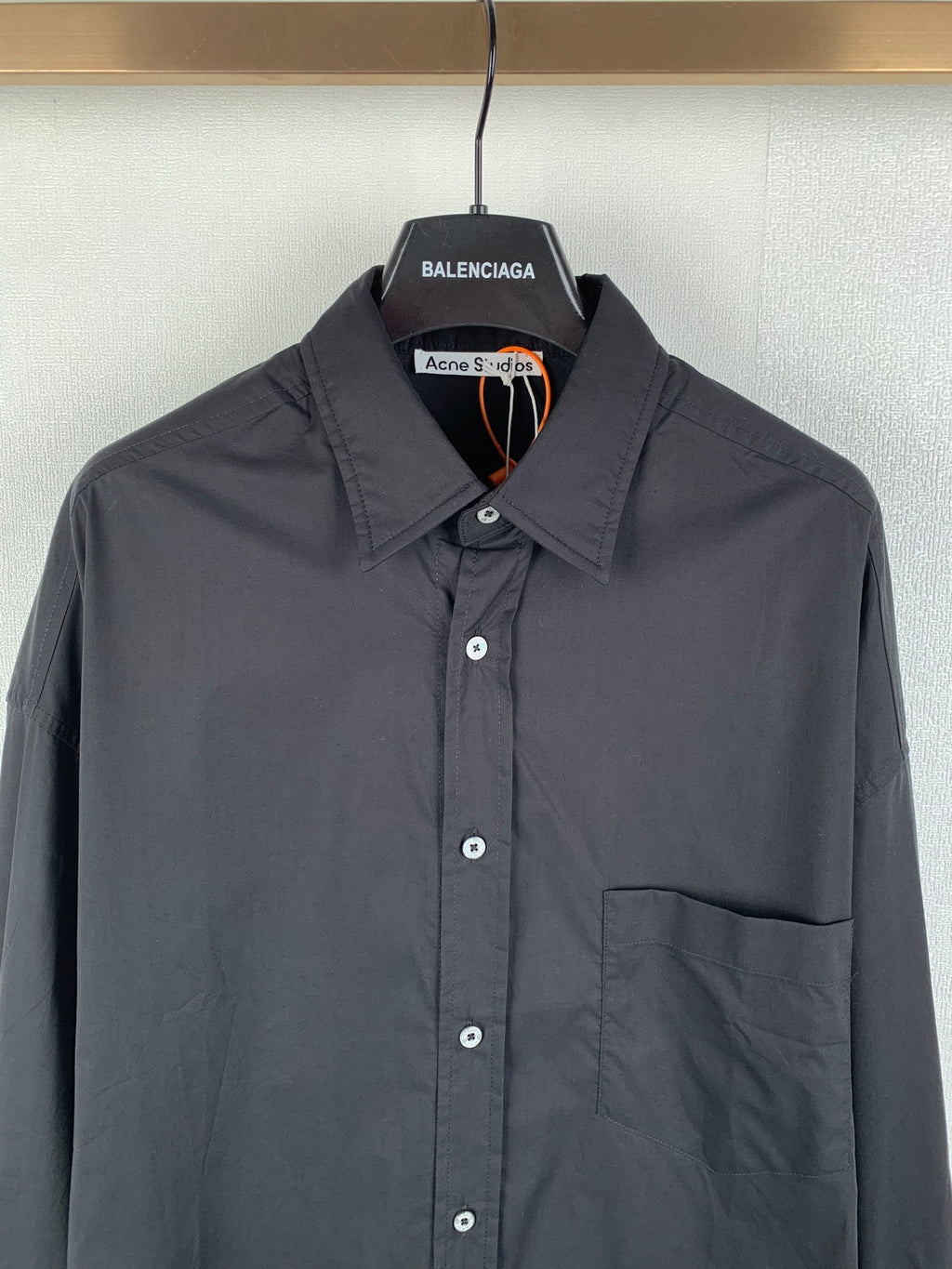 Acne Studios Oversized Pocket Long‑Sleeve Button‑Down Shirt