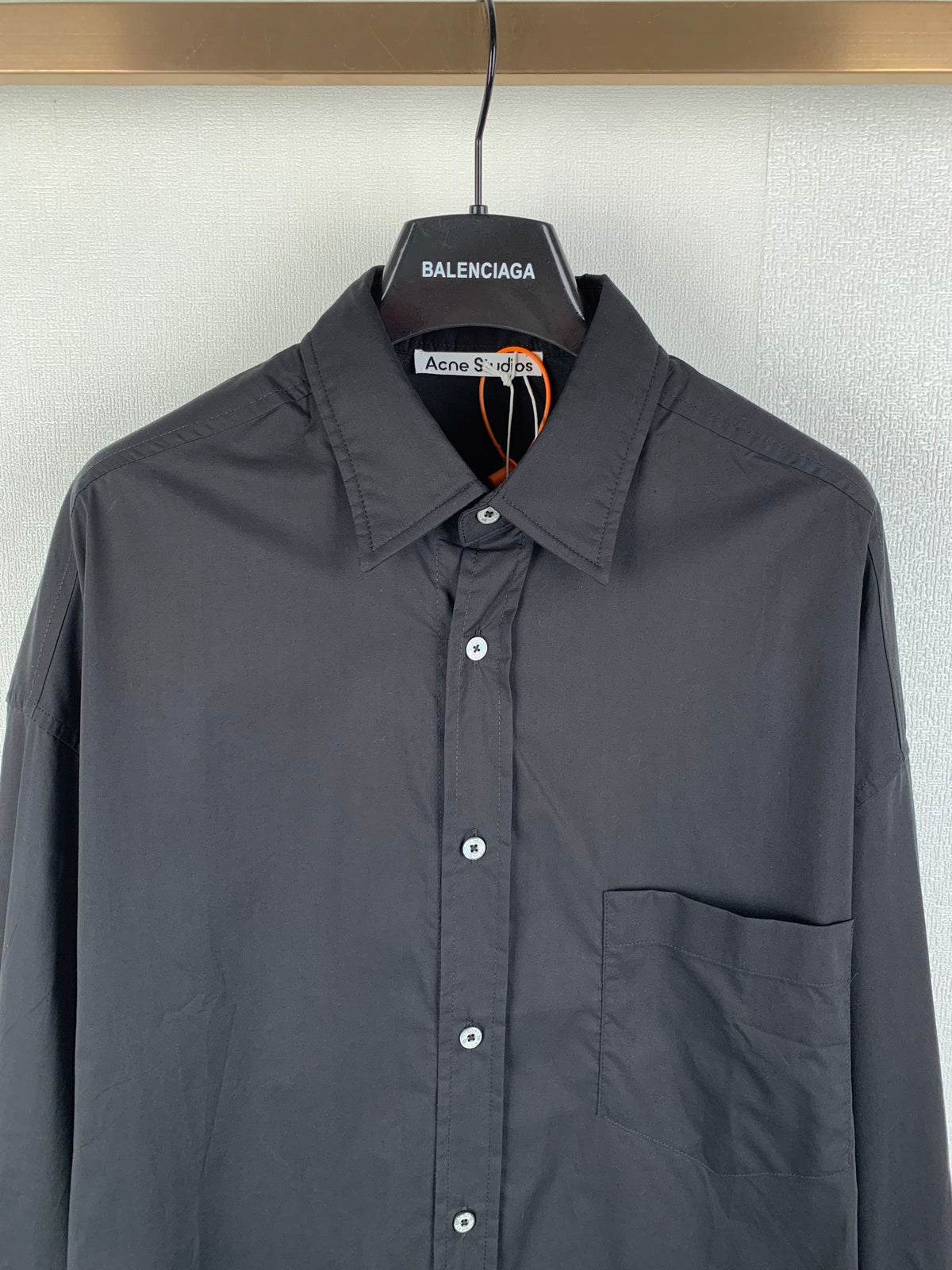 Acne Studios Oversized Pocket Long‑Sleeve Button‑Down Shirt