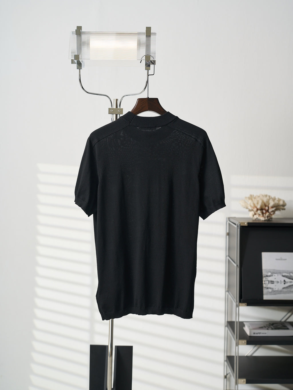 Acne Studios Short‑Sleeve Knit Crew Neck Top