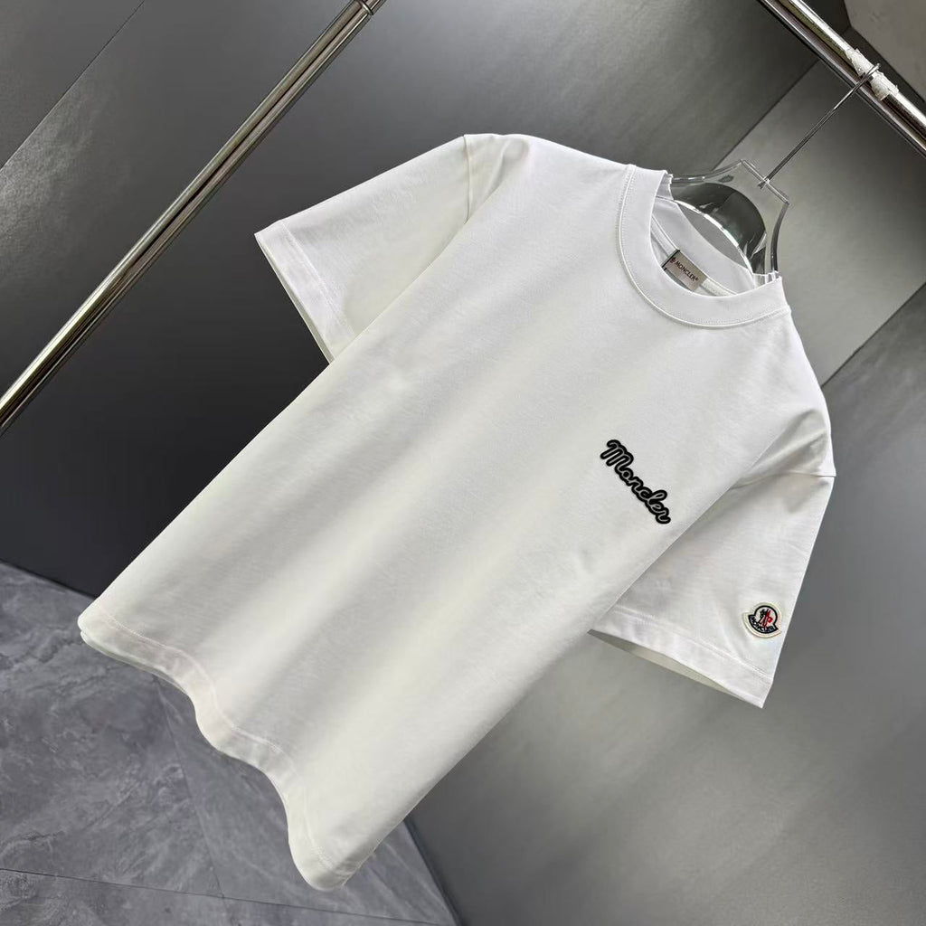 Moncler Script Logo T-Shirt White