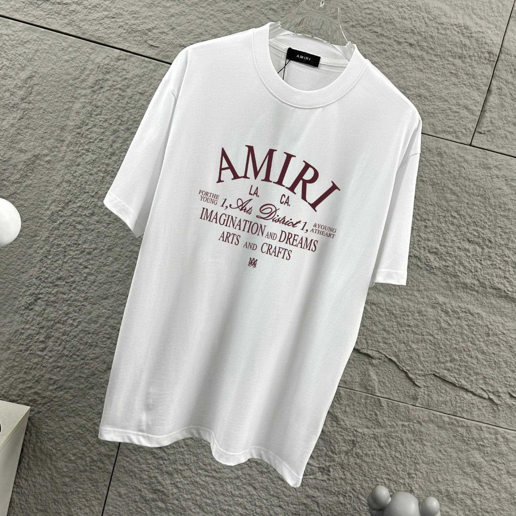 AMIRI LA Arts and Crafts Graphic Crew-Neck Short-Sleeve T-Shirt