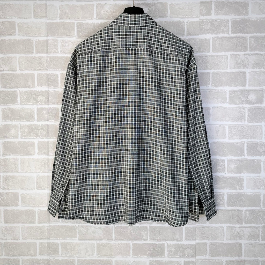 Acne Studios Oversized Check Long‑Sleeve Shirt