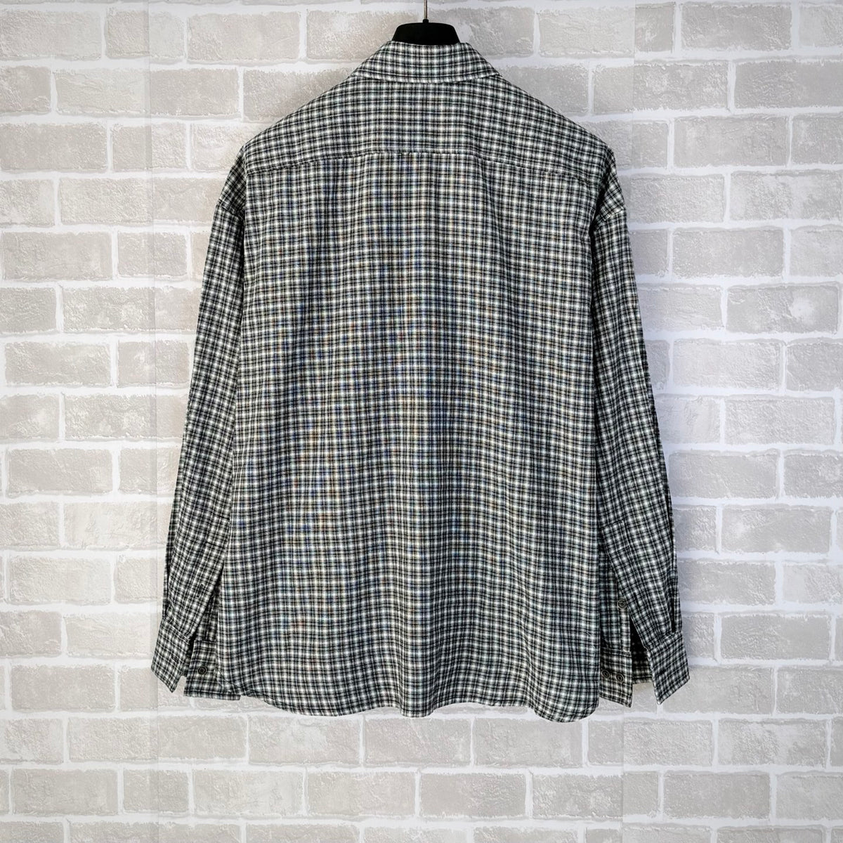 Acne Studios Oversized Check Long‑Sleeve Shirt
