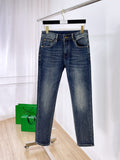 Ralph Lauren Men's Vintage Washed Slim Straight Denim Jeans With Gold‑Tone Hardware