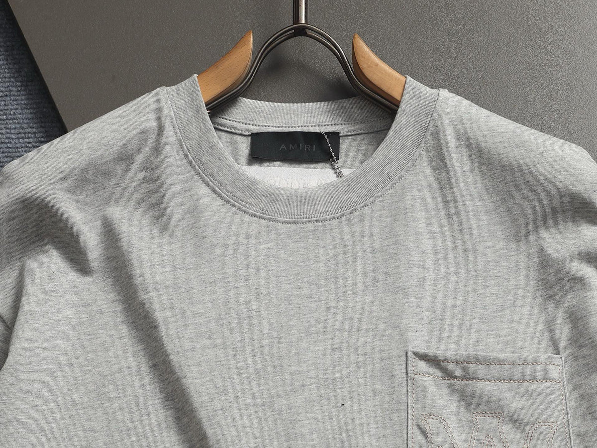 Amiri Crew‑Neck Pocket Short‑Sleeve T‑Shirt