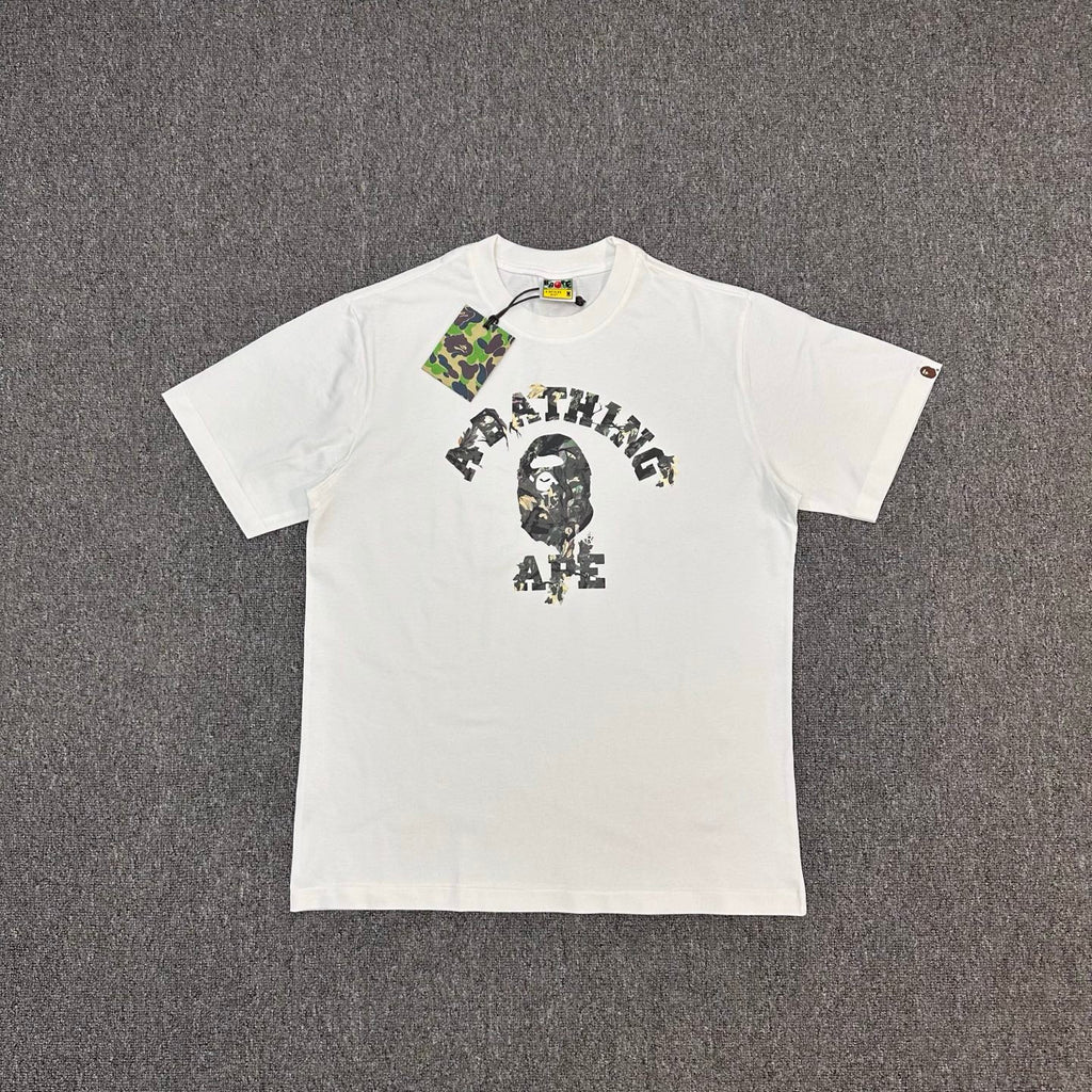 BAPE Tree Edge Camo College Ape Head Heavyweight Oversized Unisex T-Shirt