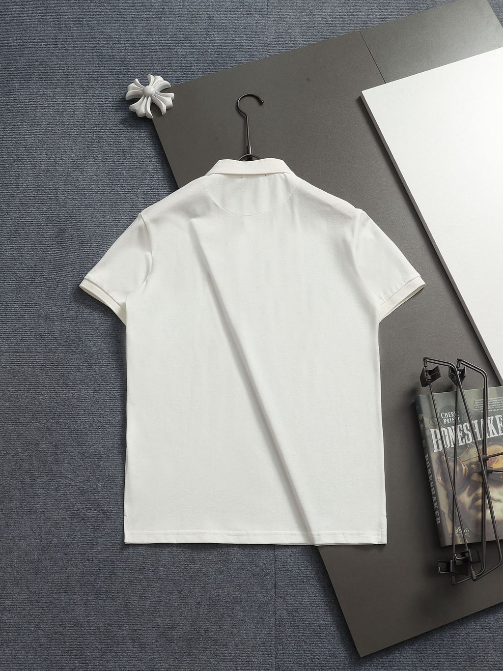 Ralph Lauren Men's White Short‑Sleeve Classic Polo Shirt With Embroidered Pony Logo