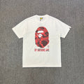 BAPE SS25 "By Bathing Ape" Camo-Fill Large Ape Head Oversized Heavyweight Unisex T-Shirt