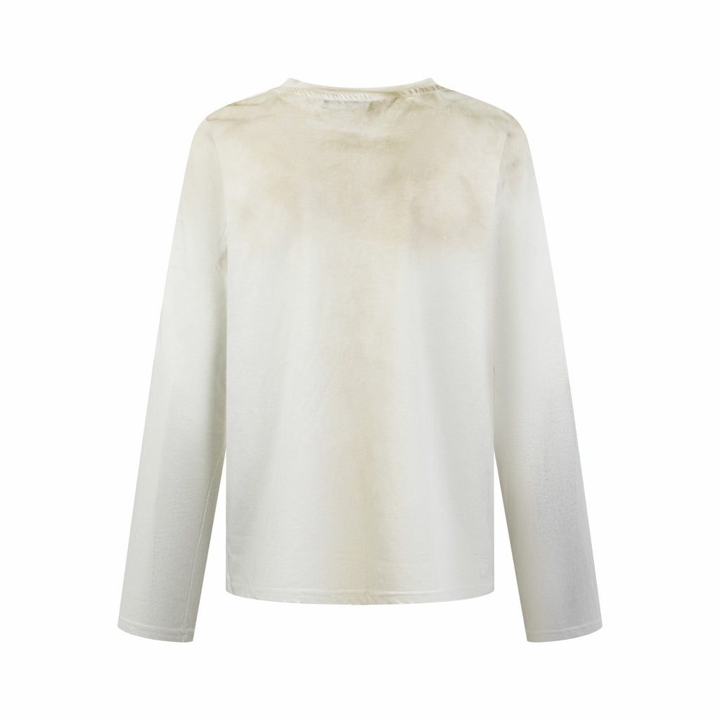 Acne Studios Stockholm 1996 Vintage‑Wash Crew‑Neck Long‑Sleeve T‑Shirt