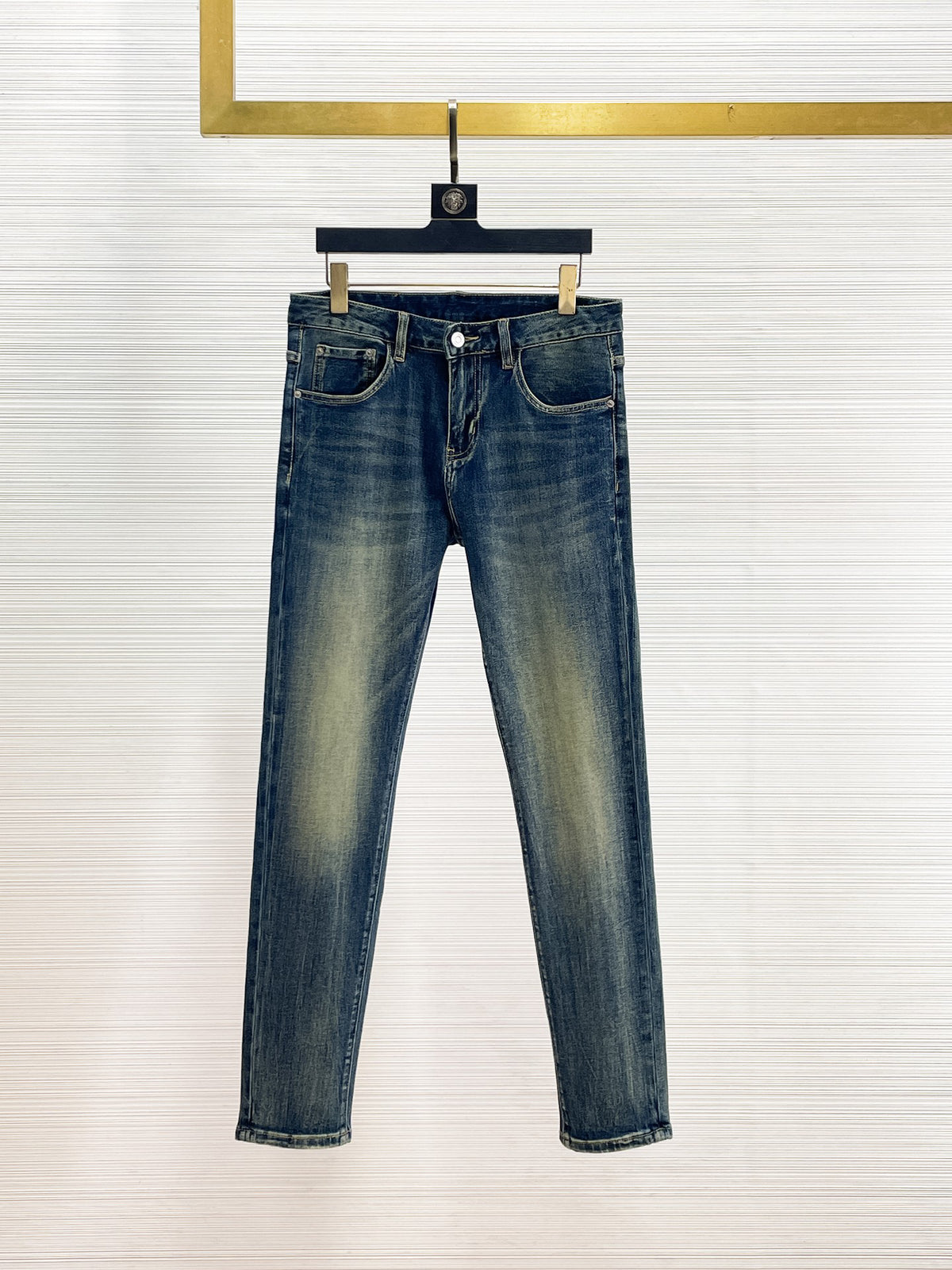 Ralph Lauren Men's Vintage Faded Slim‑Fit Denim Jeans