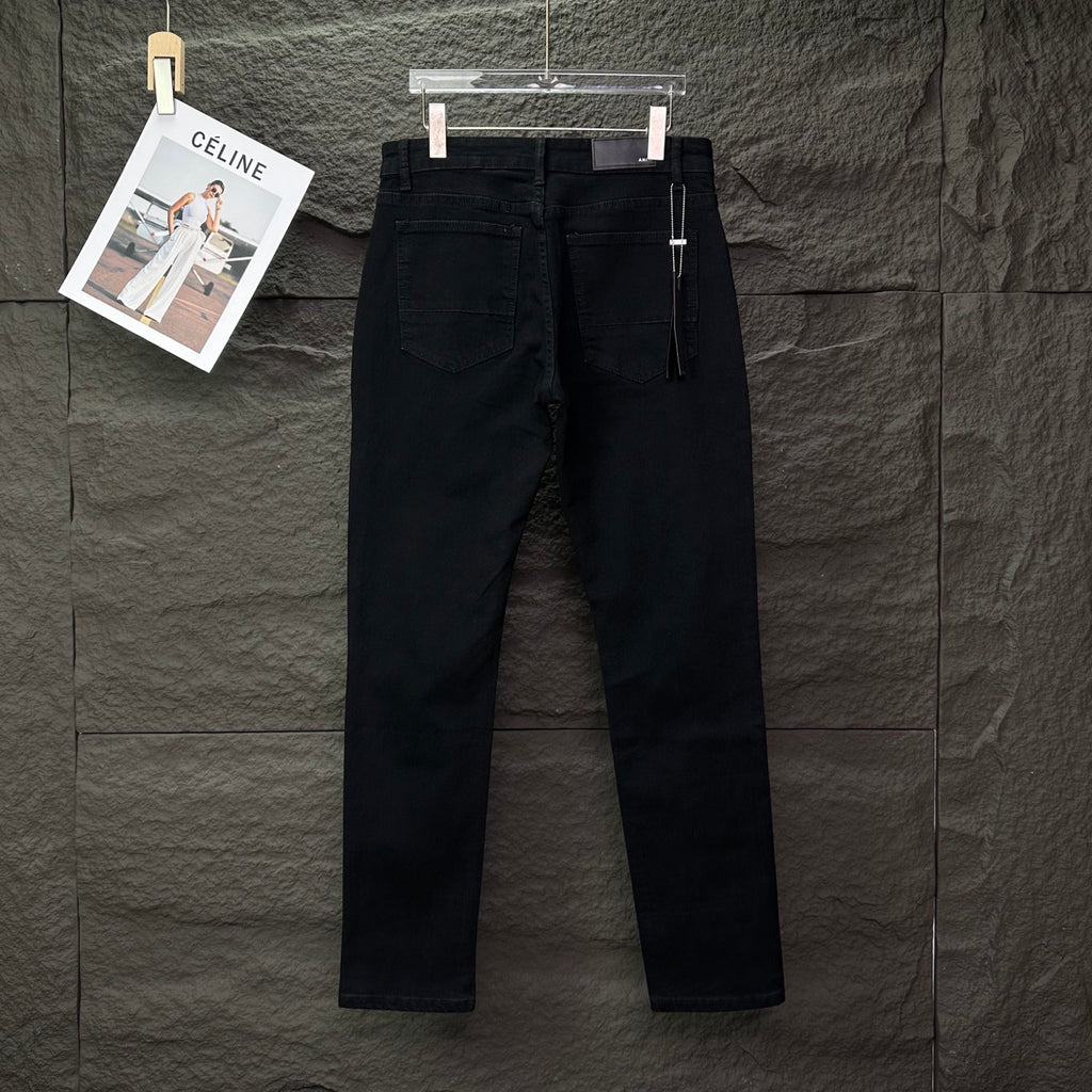 AMIRI Mesh‑Lined Multi‑Rip Distressed Slim‑Fit Denim Jeans