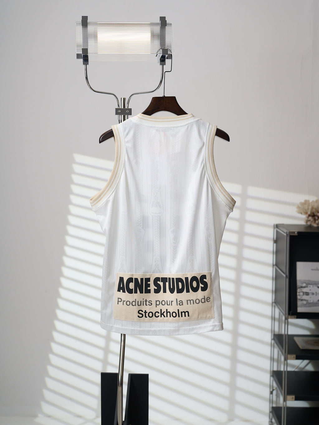 Acne Studios Unisex Sleeveless Basketball‑Style Jersey Tank Top