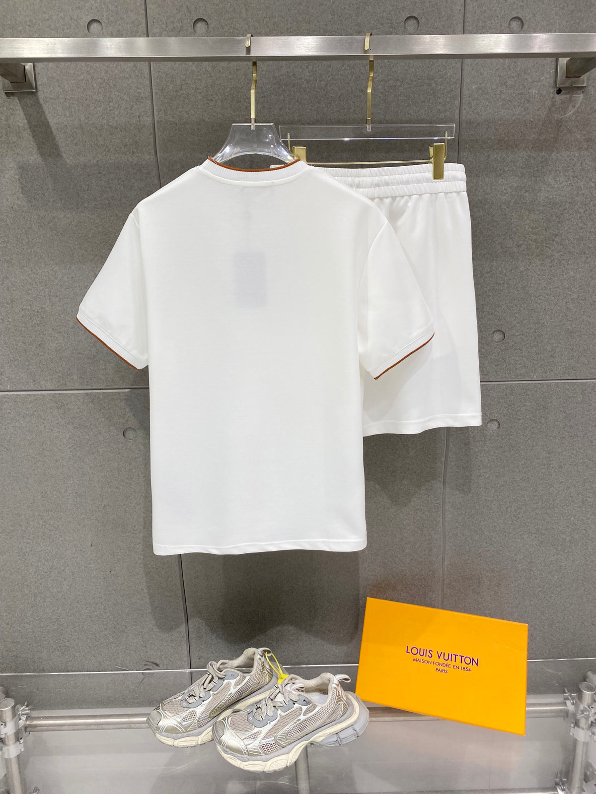 Ralph Lauren Men's Short‑Sleeve T‑Shirt And Shorts Two‑Piece Casual Set