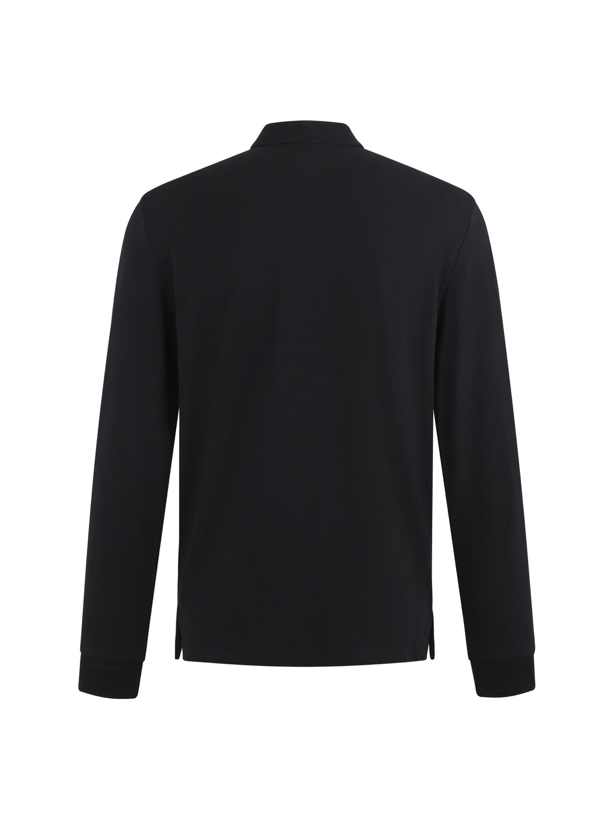 Polo Ralph Lauren Men’s Long‑Sleeve Pique Polo Shirt With White Pony Embroidery
