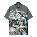 Godspeed Mechanic Skeleton Biker Short Sleeve Tee (Charcoal Grey)