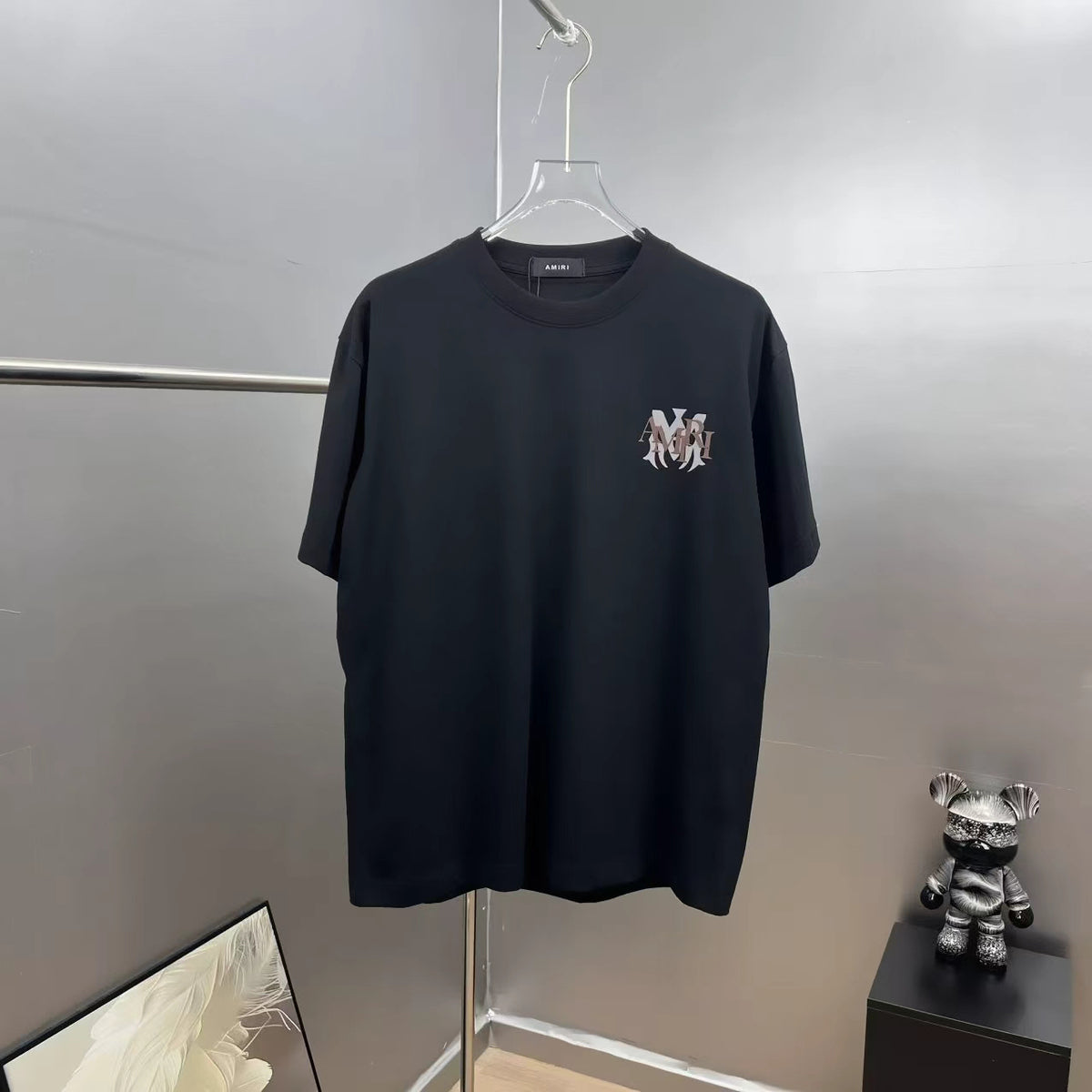 AMIRI For the Dreamers Layered Logo Graphic Crew-Neck Short-Sleeve T-Shirt