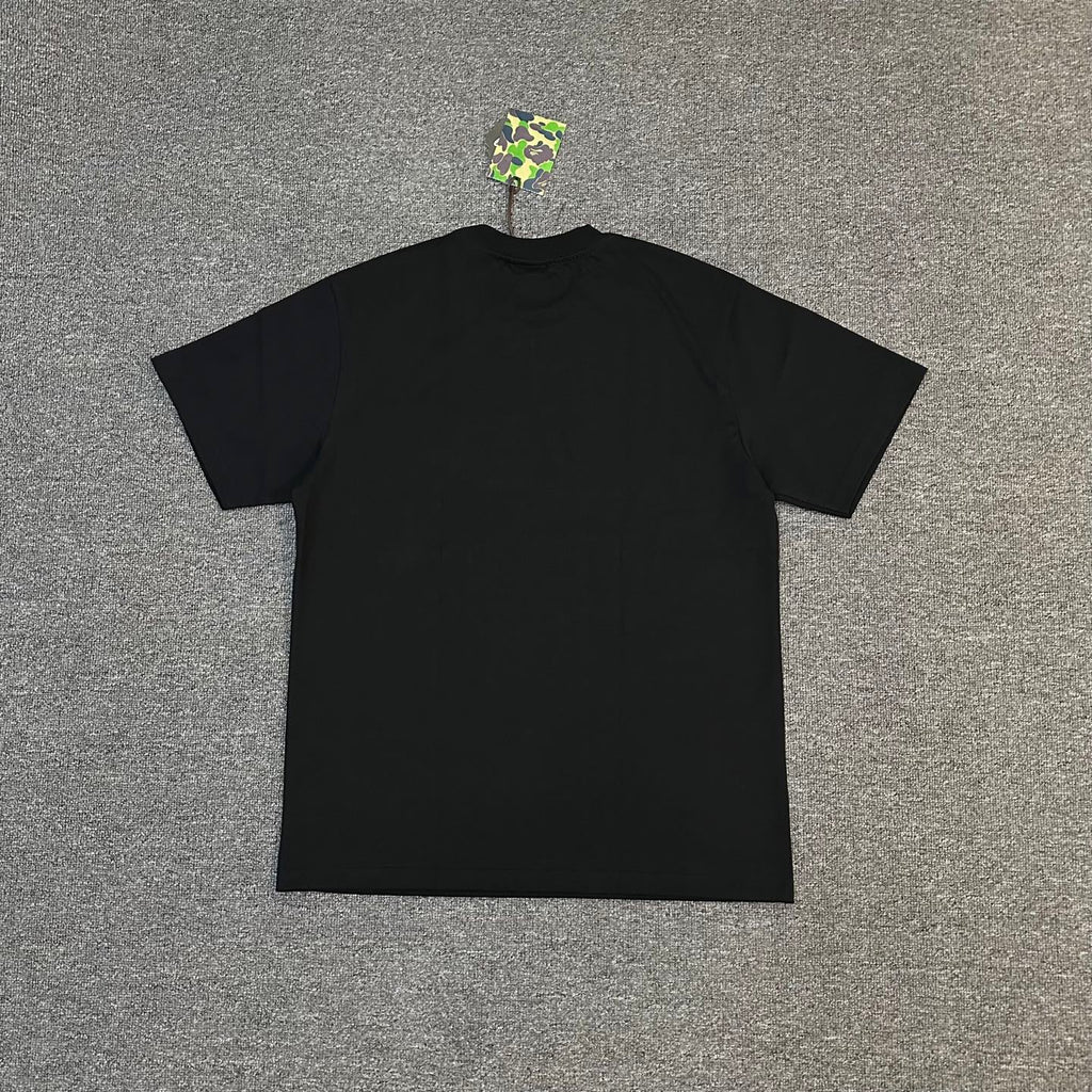 BAPE SS25 "A. Bathing Ape" Script Logo Left Chest Embroidered Oversized Heavyweight Unisex T-Shirt