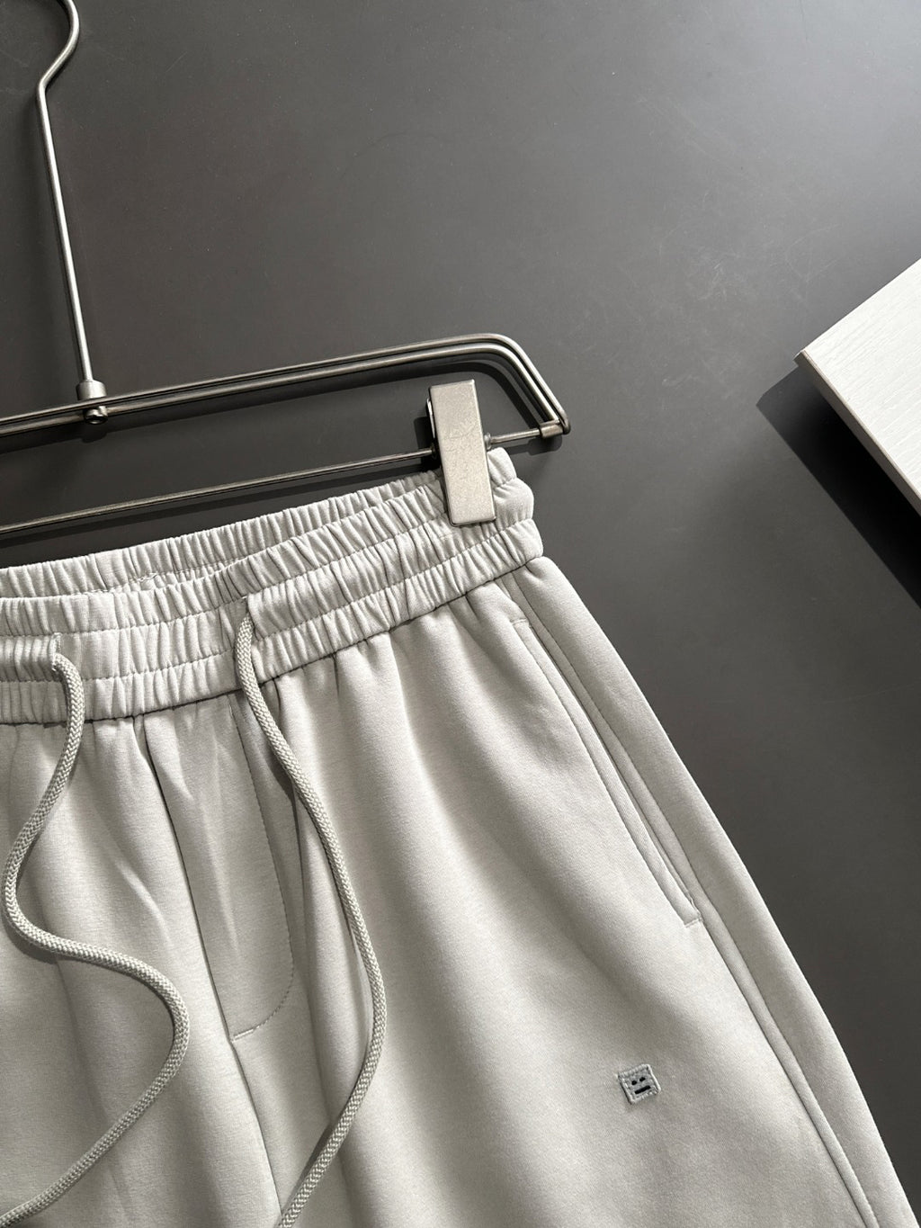 Acne Studios Drawstring Waist Straight‑Leg Sweatpants