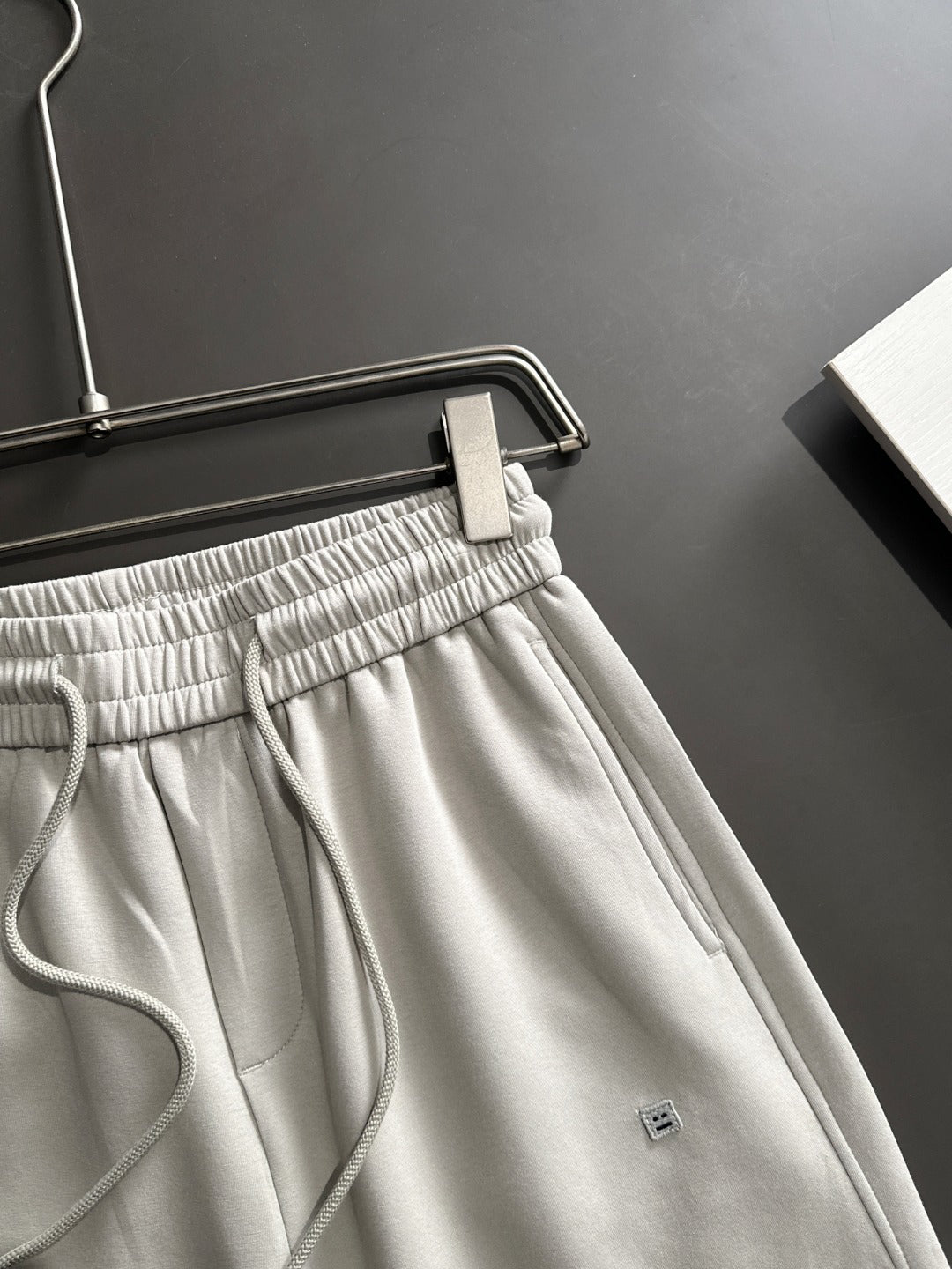 Acne Studios Drawstring Waist Straight‑Leg Sweatpants