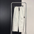Stone Island Wide-Leg Straight Cargo Trousers with Compass Badge