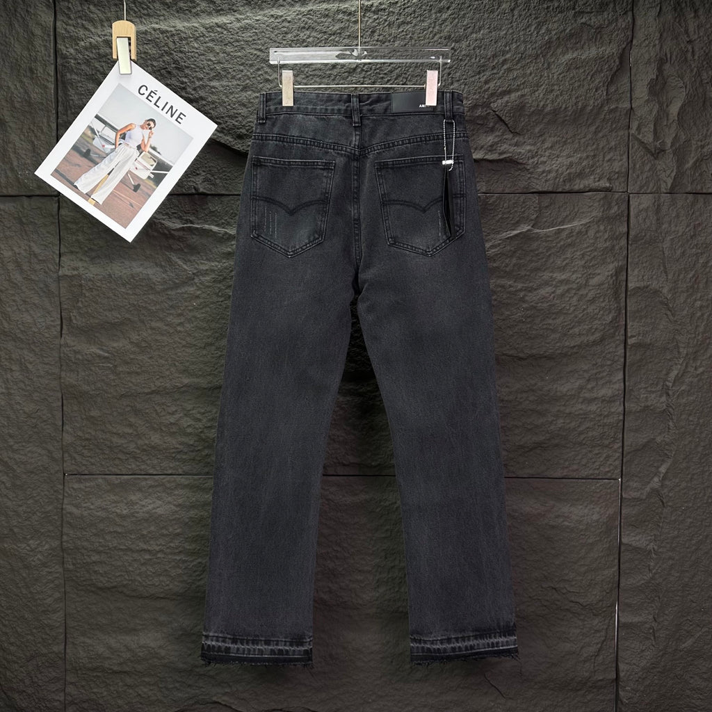 AMIRI Rhinestone‑Embellished Flared Denim Jeans