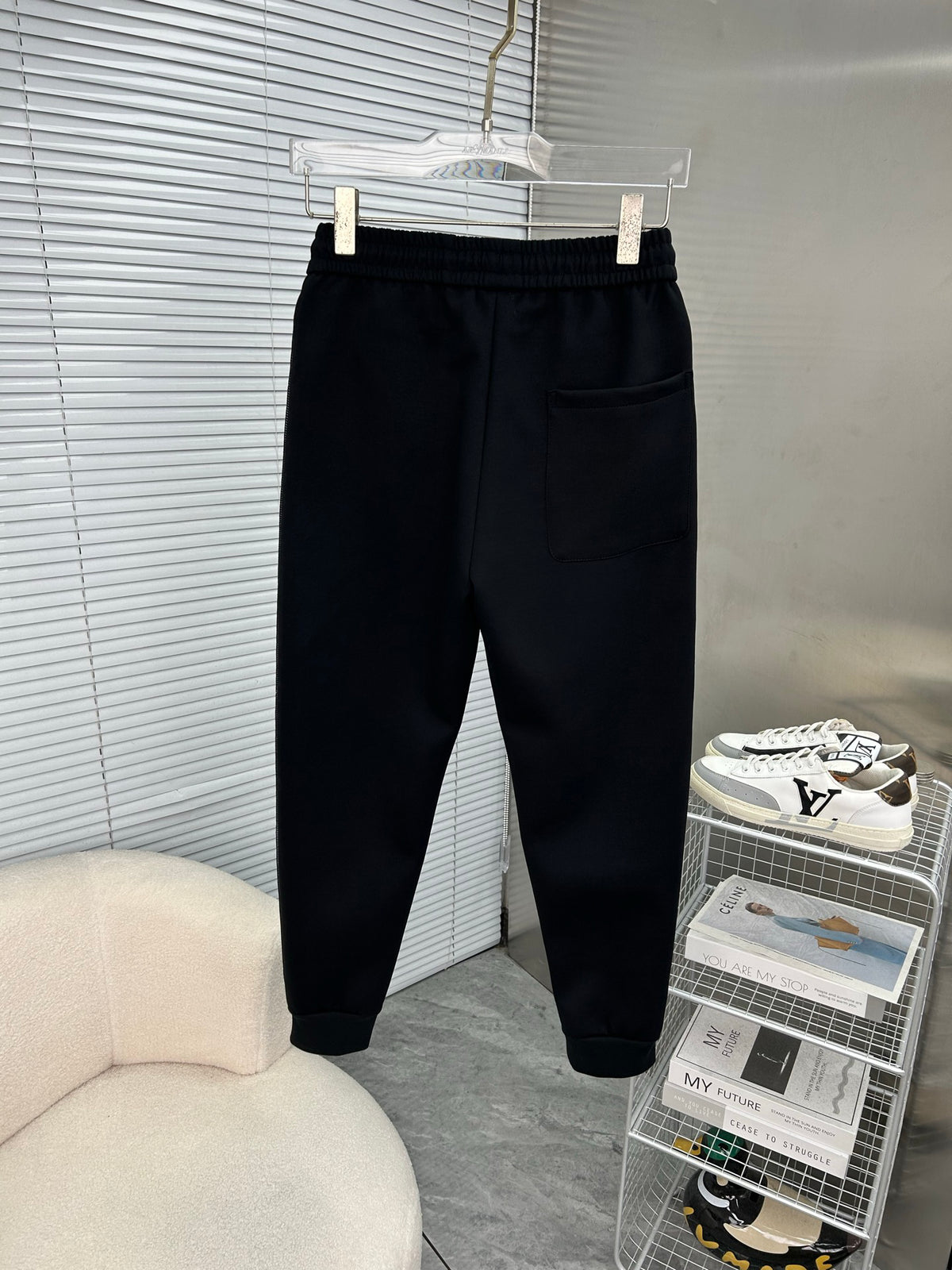 Ralph Lauren Men's Side‑Stripe Drawstring Jogger Pants