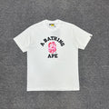 BAPE ABC Camo Ape Head College Tee Oversized Unisex T-Shirt
