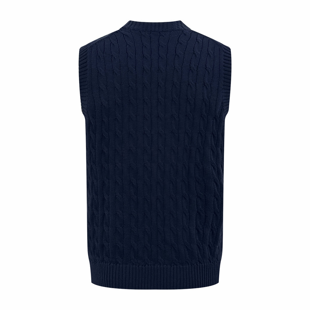 Ralph Lauren Men's V‑Neck Cable‑Knit Sweater Vest