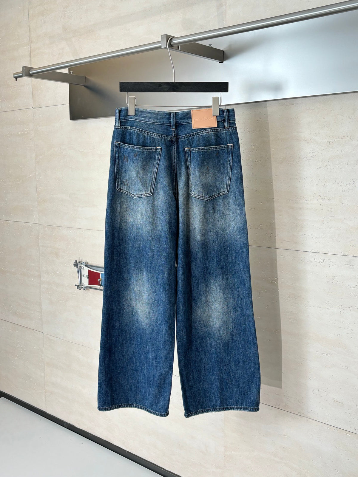 Acne Studios Paint‑Splatter Vintage Wide‑Leg Jeans
