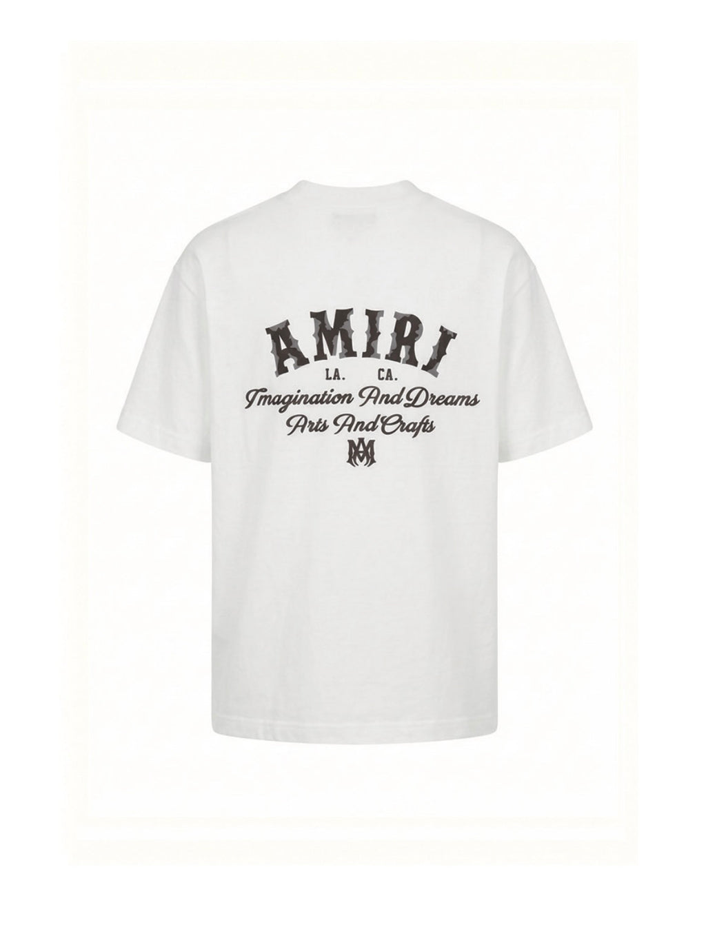 AMIRI MA Monogram Chest Graphic Short‑Sleeve Tee
